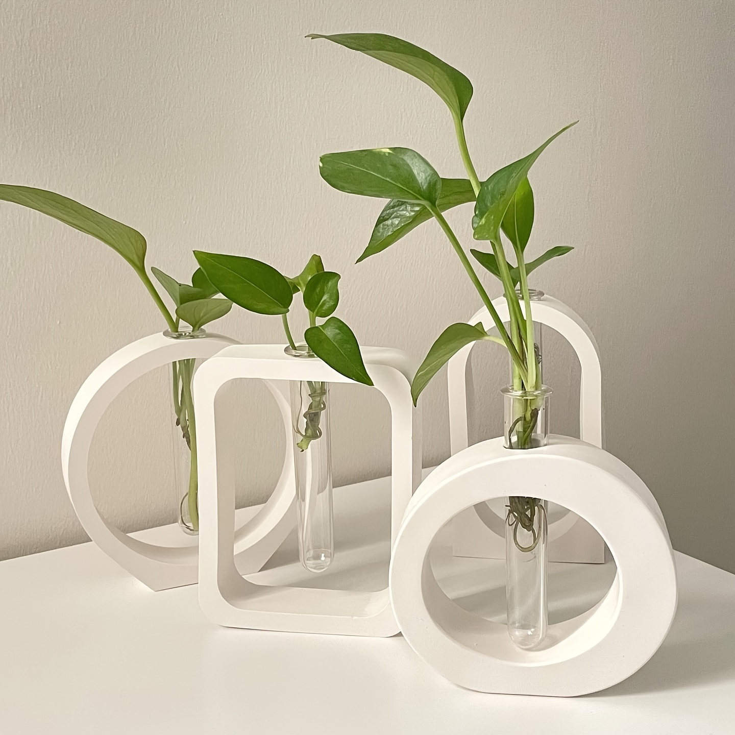4PCS แจกันดอกไม้แม่พิมพ์ซิลิโค - Florist Supply Vases บทวิจารณ์และราคา