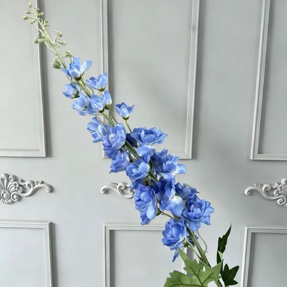 ดอกไม้ประดิษฐ์ผ้าไหมสีน้ำเงิน  - Florist Flower Supply บทวิจารณ์และราคา
