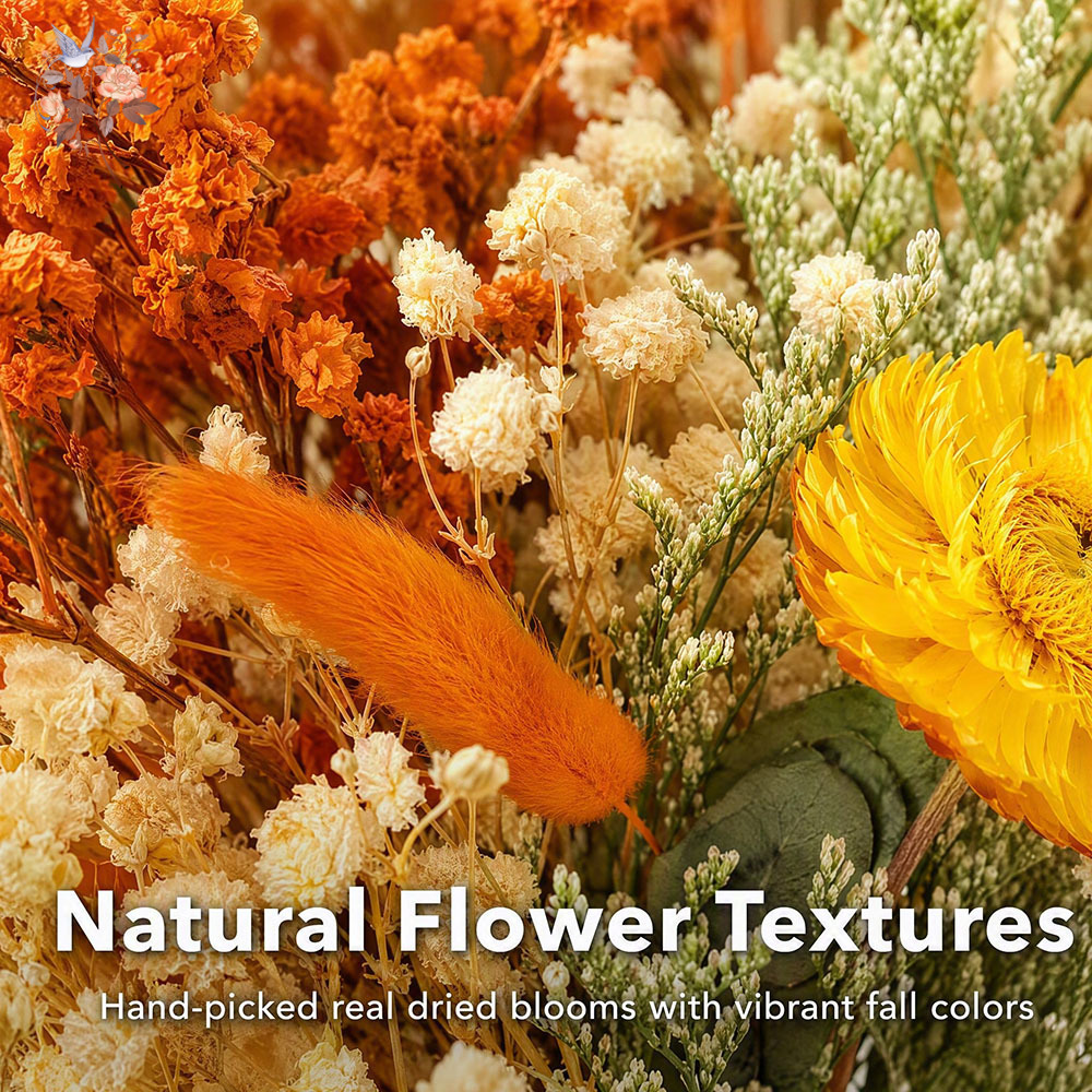 ช่อดอกไม้แห้งฤดูใบไม้ร่วง หญ้า - Eucalyptus Preserved บทวิจารณ์และราคา